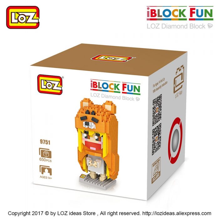 LOZ Diamond Blocks Figure Chibi Cute Kawaii Dolls Mini Japanese Anime Action Figures Acg Toy Assembly 4 - LOZ Blocks Store