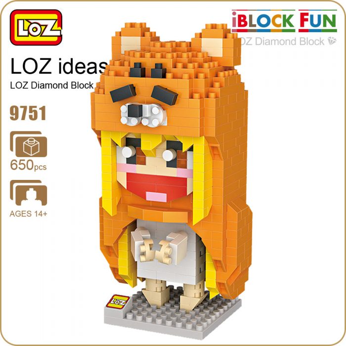 LOZ Diamond Blocks Figure Chibi Cute Kawaii Dolls Mini Japanese Anime Action Figures Acg Toy Assembly - LOZ Blocks Store