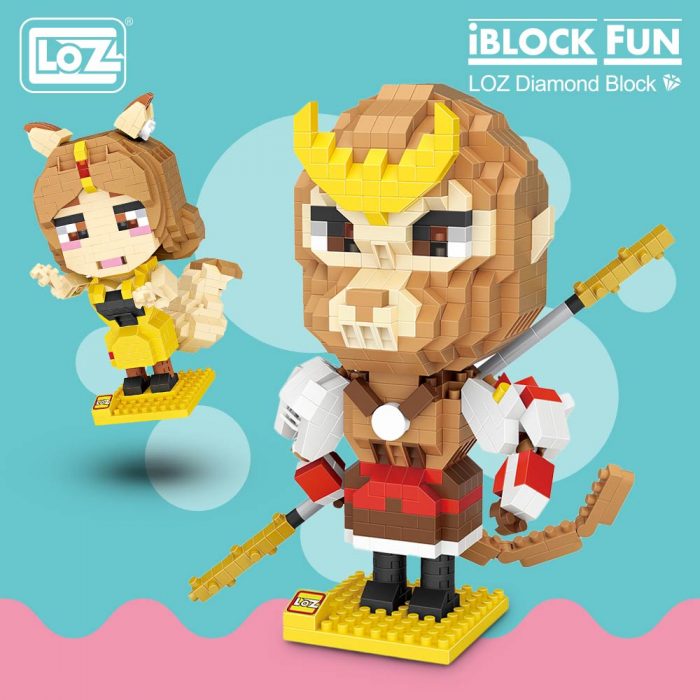 LOZ Diamond Blocks Game Character Ancient Chinese Hero Building Blocks Figures Brick Toys for Children Sun - LOZ Blocks Store