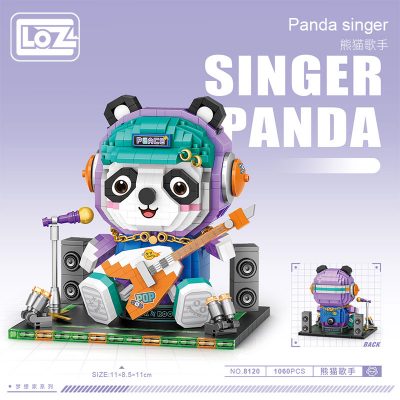 LOZ Dreamer Panda Singer Microparticle Building Blocks Adult Puzzle Assembly Tide Play National Tide Model Toys 2 - LOZ Blocks Store