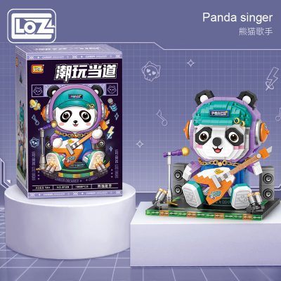 LOZ Dreamer Panda Singer Microparticle Building Blocks Adult Puzzle Assembly Tide Play National Tide Model Toys 3 - LOZ Blocks Store