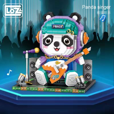 LOZ Dreamer Panda Singer Microparticle Building Blocks Adult Puzzle Assembly Tide Play National Tide Model Toys - LOZ Blocks Store