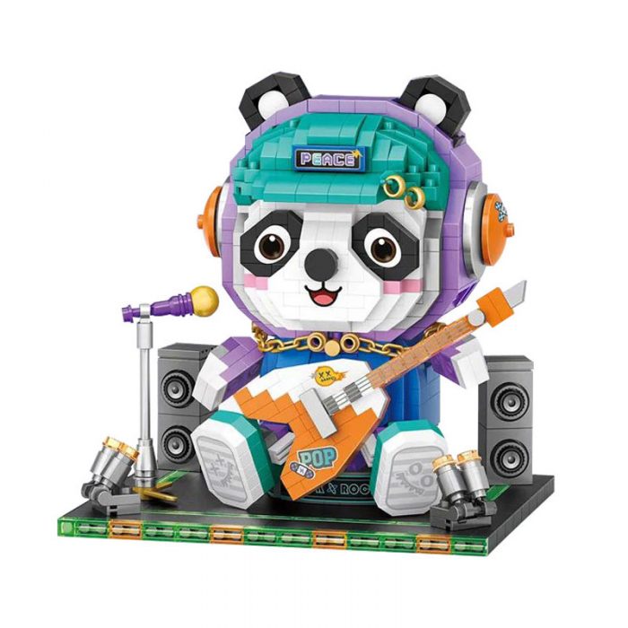 LOZ Dreamer Panda Singer Microparticle Building Blocks Adult Puzzle Assembly Tide Play National Tide Model Toys 5 - LOZ Blocks Store