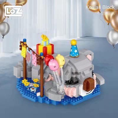 LOZ Lizhi micro particle building blocks koala birthday lying high difficulty cartoon assembled model toy 2 - LOZ Blocks Store