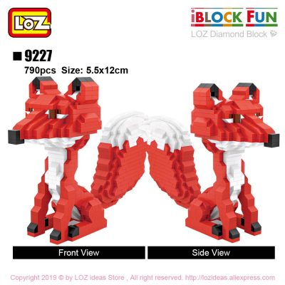 LOZ Micro Blocks Diamond Bricks Anpanman Red Fox Cartoon Character Anime Action Figures DIY Assembly Toys 2 - LOZ Blocks Store