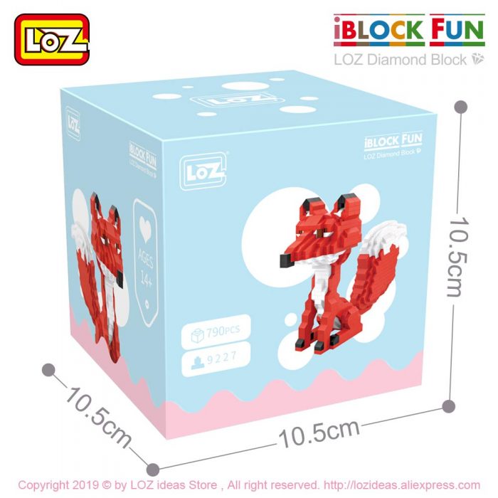 LOZ Micro Blocks Diamond Bricks Anpanman Red Fox Cartoon Character Anime Action Figures DIY Assembly Toys 4 - LOZ Blocks Store