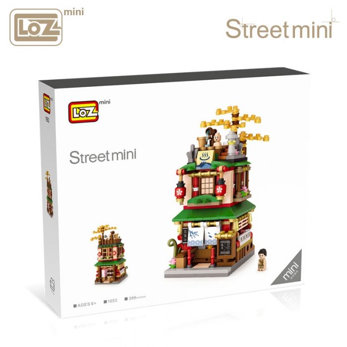 LOZ Mini small particle building blocks assembling toy puzzle mini Japanese shop street view kimono shop 5 - LOZ Blocks Store