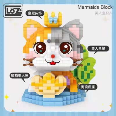 LOZ micro particle building blocks submarine mermaid adult difficult assembly girl puzzle DIY model toy 1 - LOZ Blocks Store