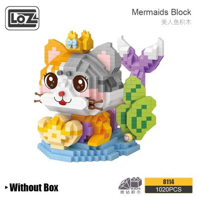 LOZ micro particle building blocks submarine mermaid adult difficult assembly girl puzzle DIY model toy 4 - LOZ Blocks Store