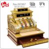 Lezi 00387 Supermarket Vintage Cash Register Coin Money Drawer Machine Mini Blocks Bricks Building Toy For - LOZ Blocks Store