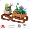 Lezi 00901 Eternal Plant Succulents Orchid Camellia Flower Bonsai Pot Mini Blocks Bricks Building Toy For - LOZ Blocks Store