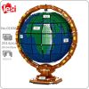 Lezi 01038 Retro Rotating Terrestrial Globe Earth Star Bracket Base DIY Mini Blocks Bricks Building Toy - LOZ Blocks Store