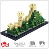 Lezi 8013 World Architecture The Great Wall Watchtower Mountain Mini Diamond Blocks Bricks Building Toy For - LOZ Blocks Store