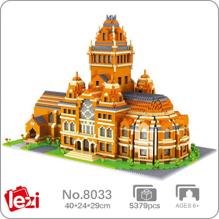 Lezi 8033 World Architecture Harvard University College School Mini Diamond Blocks Bricks Building Toy For Children - LOZ Blocks Store