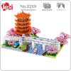 Lezi 8269 World Architecture Yellow Crane Tower Yangtze River Bridge Train Mini Diamond Blocks Bricks Building - LOZ Blocks Store