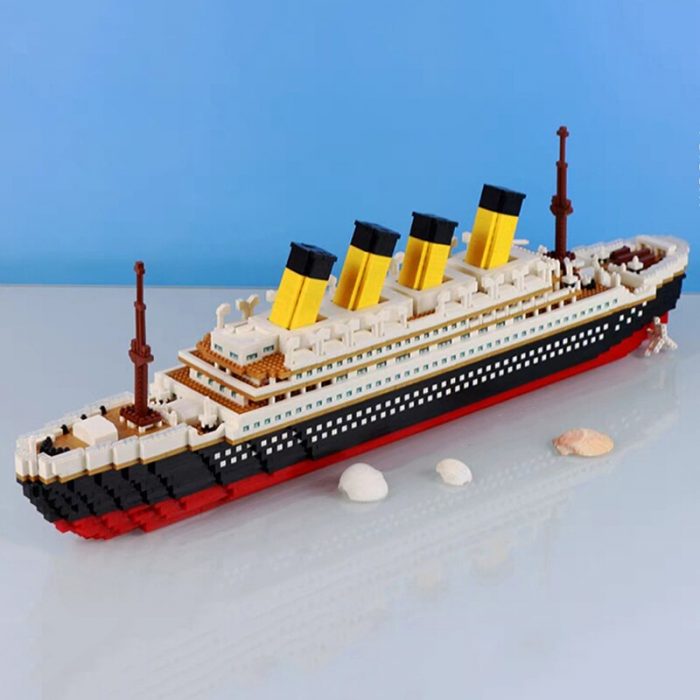 PZX 9913 Titanic Ship Cruise Boat British Passenger Liner Model Mini Diamond Blocks Bricks Building Toy 1 - LOZ Blocks Store