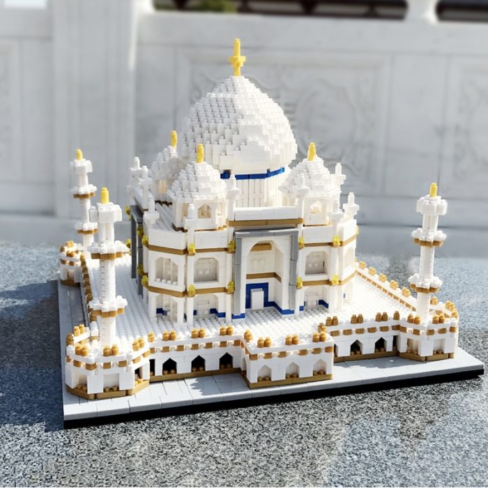 PZX 9914 World Architecture Taj Mahal Palace Mosque Temple DIY Mini Diamond Blocks Bricks Building Toy 1 - LOZ Blocks Store