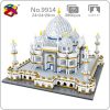 PZX 9914 World Architecture Taj Mahal Palace Mosque Temple DIY Mini Diamond Blocks Bricks Building Toy - LOZ Blocks Store