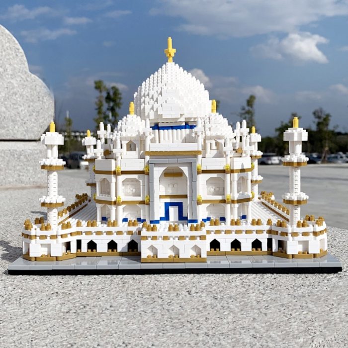 PZX 9914 World Architecture Taj Mahal Palace Mosque Temple DIY Mini Diamond Blocks Bricks Building Toy 2 - LOZ Blocks Store