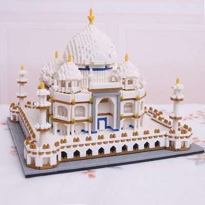 PZX 9914 World Architecture Taj Mahal Palace Mosque Temple DIY Mini Diamond Blocks Bricks Building Toy 3 - LOZ Blocks Store