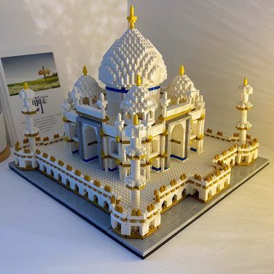 PZX 9914 World Architecture Taj Mahal Palace Mosque Temple DIY Mini Diamond Blocks Bricks Building Toy 4 - LOZ Blocks Store