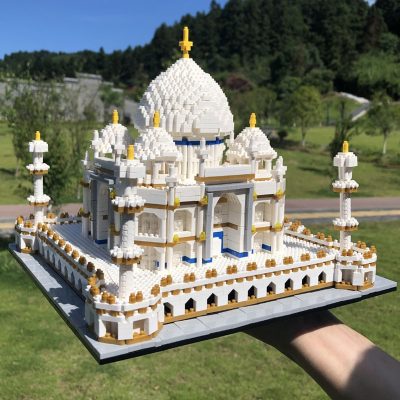 PZX 9914 World Architecture Taj Mahal Palace Mosque Temple DIY Mini Diamond Blocks Bricks Building Toy 5 - LOZ Blocks Store