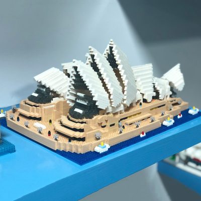 PZX 9916 World Architecture Sydney Opera House Theater Ocean Ship 3D Mini Diamond Blocks Bricks Building 3 - LOZ Blocks Store