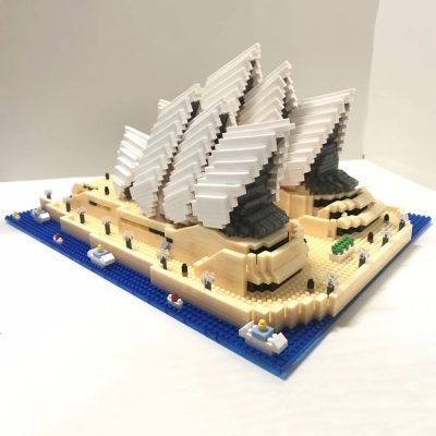 PZX 9916 World Architecture Sydney Opera House Theater Ocean Ship 3D Mini Diamond Blocks Bricks Building 4 - LOZ Blocks Store