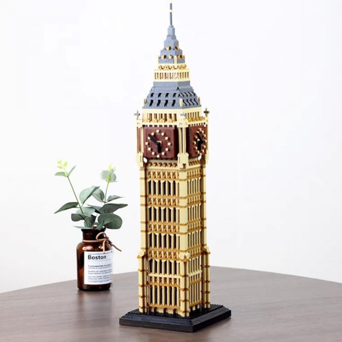 PZX 9920 World Architecture Elizabeth Tower Big Ben Clock Model Mini Diamond Blocks Bricks Building Toy 1 - LOZ Blocks Store