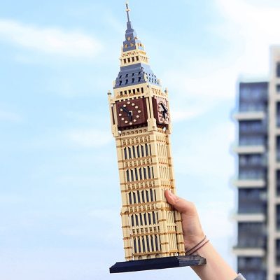 PZX 9920 World Architecture Elizabeth Tower Big Ben Clock Model Mini Diamond Blocks Bricks Building Toy 2 - LOZ Blocks Store