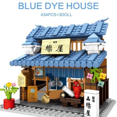 SEMBO BLOCK 4 Style City Scence Japanese Style DIY House Street Model Building Block Gift Toys 2 - LOZ Blocks Store