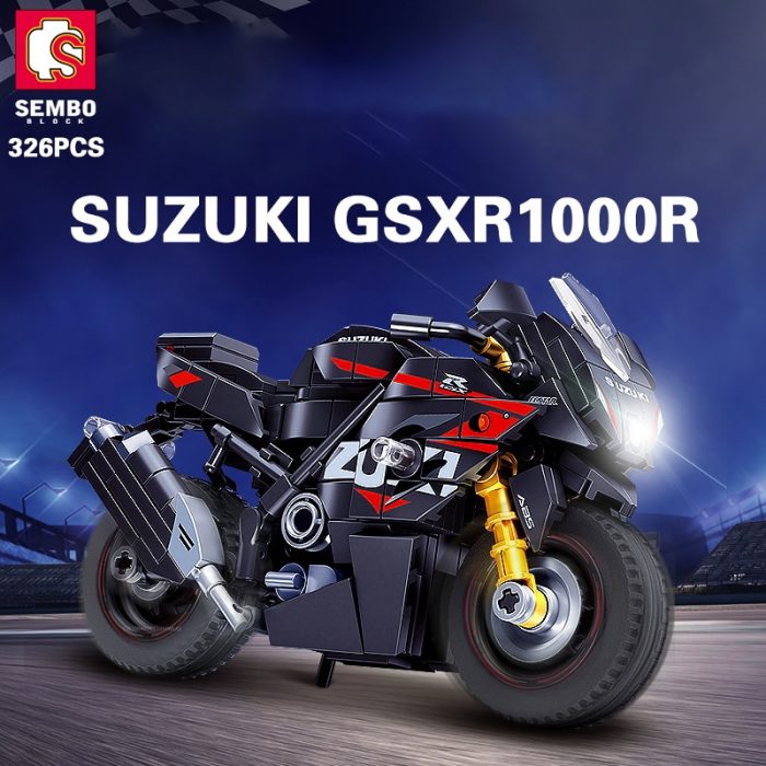 SEMBO BLOCK 7 Style Racing Motorcycle Car Building Blocks Superbike Motorbike Model Bricks Gift Toys Child 1 - LOZ Blocks Store