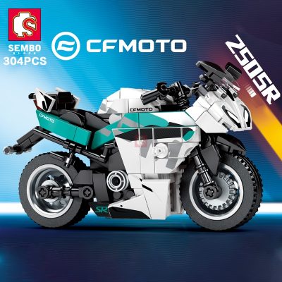 SEMBO BLOCK 7 Style Racing Motorcycle Car Building Blocks Superbike Motorbike Model Bricks Gift Toys Child 3 - LOZ Blocks Store