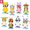 SEMBO BLOCK Creative Anime Doll Action Figure Building Blocks Anime Toys Bricks Kawaii Monster Blocks Gifts - LOZ Blocks Store