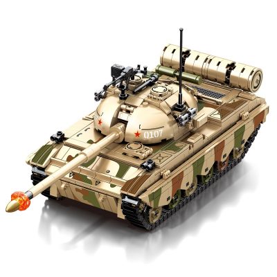 SEMBO Block 1102PCS Vintage Military Truck Building Blocks Main Battle Tank Weapon Military Toy Soldiers Toys 5 - LOZ Blocks Store