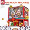 SEMBO Blocks Gashapon Machines Lighting Toys Building Blocks Anime Model Capsule Station Blocks Creative Child Adults - LOZ Blocks Store