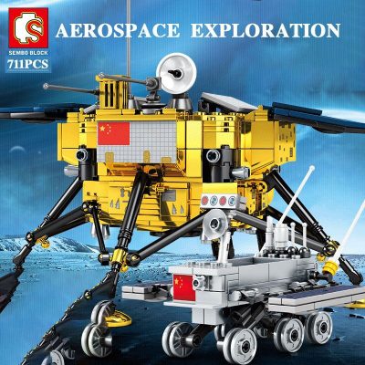 SEMBO Space Shuttle Rover Building Blocks Aerospace Exploration Rockets Airship Model Assemble DIY Educational Toys for 3 - LOZ Blocks Store