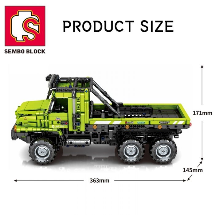 SEMBO Technical Engineering Truck RC Car Building Blocks Heavy Duty City Vehicle Bricks Construction DIY Toys 5 - LOZ Blocks Store