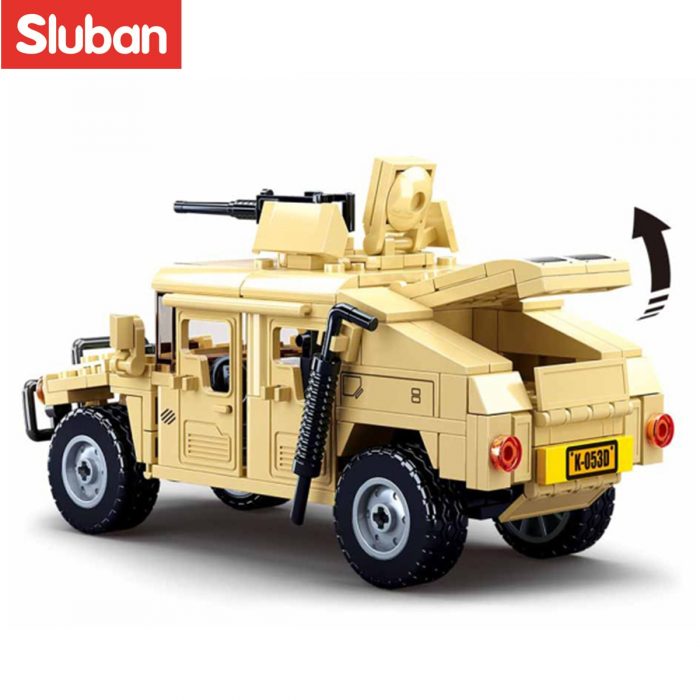 Sluban Building Block Toys Army Hummer H2 Military Series 265PCS Bricks B0837 Compatbile With Leading Brands 3 - LOZ Blocks Store
