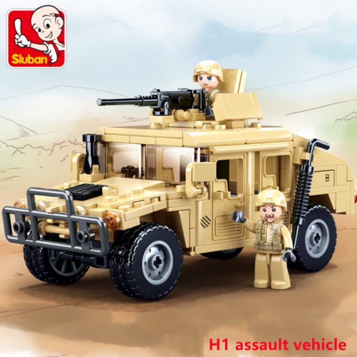 Sluban Building Block Toys Army Hummer H2 Military Series 265PCS Bricks B0837 Compatbile With Leading Brands - LOZ Blocks Store