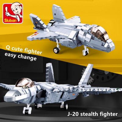 Sluban Building Block Toys Army Model J 20 Mighty Dragon Fighter 926PCS Bricks B0931 Compatbile With 2 - LOZ Blocks Store