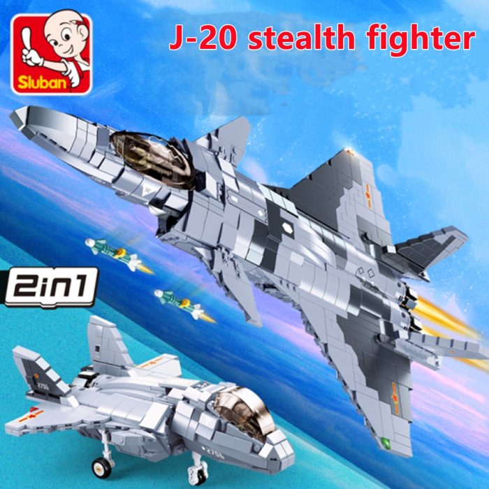 Sluban Building Block Toys Army Model J 20 Mighty Dragon Fighter 926PCS Bricks B0931 Compatbile With - LOZ Blocks Store