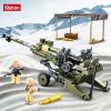 Sluban Building Block Toys Army Model Light Howitzer 258PCS Bricks B0890 Compatbile With Leading Brands Construction - LOZ Blocks Store