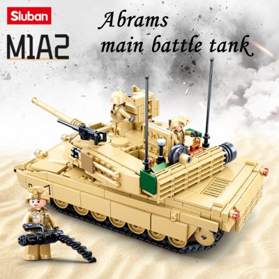 Sluban Building Block Toys Army Model M1A2 Sep V2 Abrams 781PCS Bricks B0892 Compatbile With Leading 1 - LOZ Blocks Store