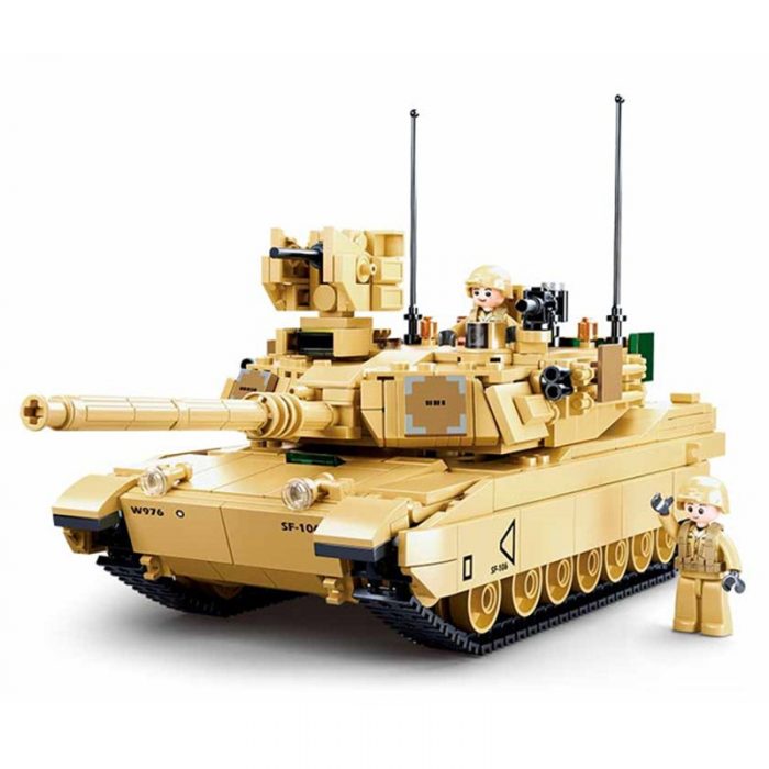 Sluban Building Block Toys Army Model M1A2 Sep V2 Abrams 781PCS Bricks B0892 Compatbile With Leading 2 - LOZ Blocks Store