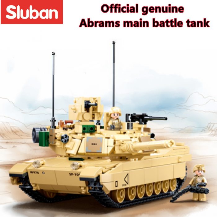 Sluban Building Block Toys Army Model M1A2 Sep V2 Abrams 781PCS Bricks B0892 Compatbile With Leading - LOZ Blocks Store