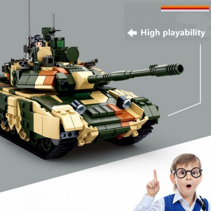 Sluban Building Block Toys Army T90MS Main Battle Tank 758PCS Bricks B0756 Compatbile With Leading Brands - LOZ Blocks Store