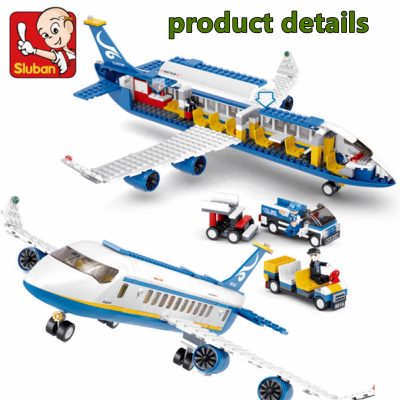 Sluban Building Block Toys Aviation Airbus 463PCS Bricks B0366 Skybus Compatbile With Leading Brands Construction Kits 1 - LOZ Blocks Store