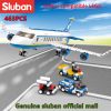 Sluban Building Block Toys Aviation Airbus 463PCS Bricks B0366 Skybus Compatbile With Leading Brands Construction Kits - LOZ Blocks Store