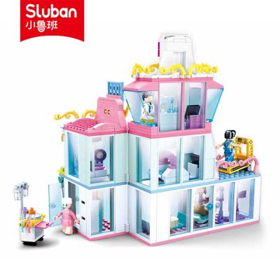 Sluban Building Block Toys Girls Dream B0799 Health Medical Center 459PCS Bricks Compatible With Leading Brands 1 - LOZ Blocks Store